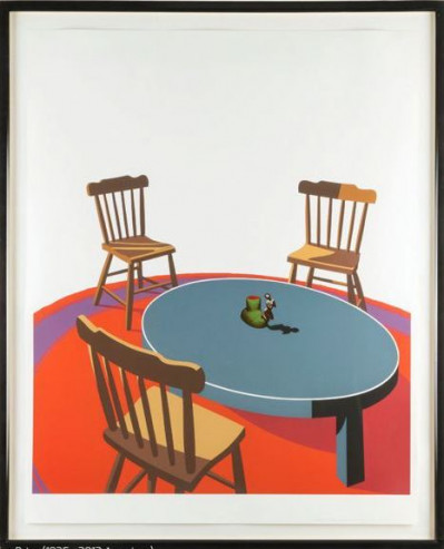 Image for Lot Ken Price - Chairs, Table, Rug, Cup (Interior Series)
