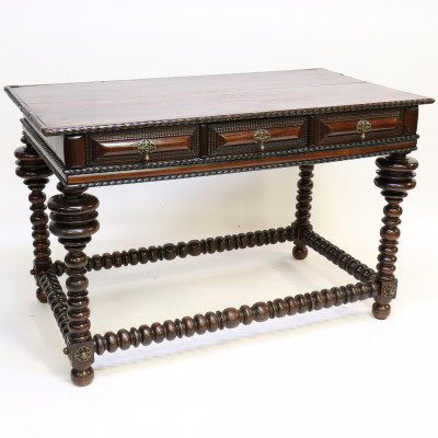 Image for Lot Portuguese Baroque Library Table, 18th C.