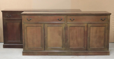 Image for Lot Pair Mahogany Side Cabinets