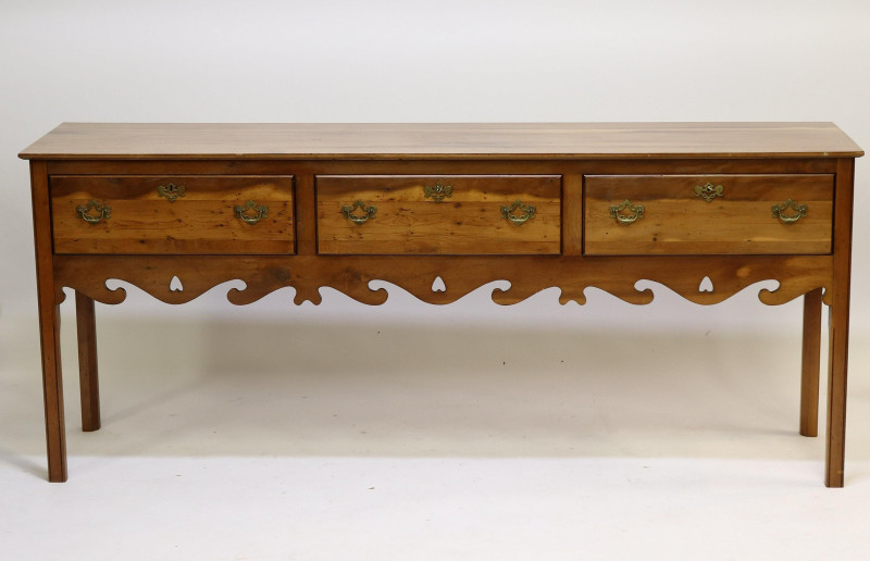 English Country Style Pine Server, 20th C.