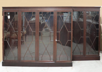 Image for Lot Pair George III Style Mahogany Bookcases