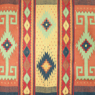 Image for Lot Zapotec Oaxaca Mexican Wool Rug - 4 x 6