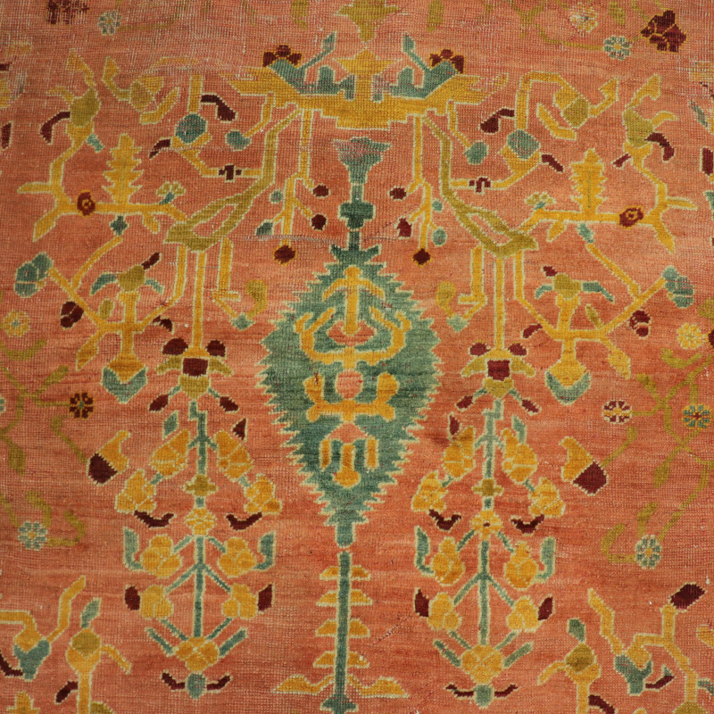 Antique Oushak Carpet - 10 x 13