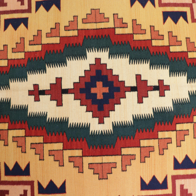 Zapotec Oaxaca Mexican Wool Carpet - 9 x 12