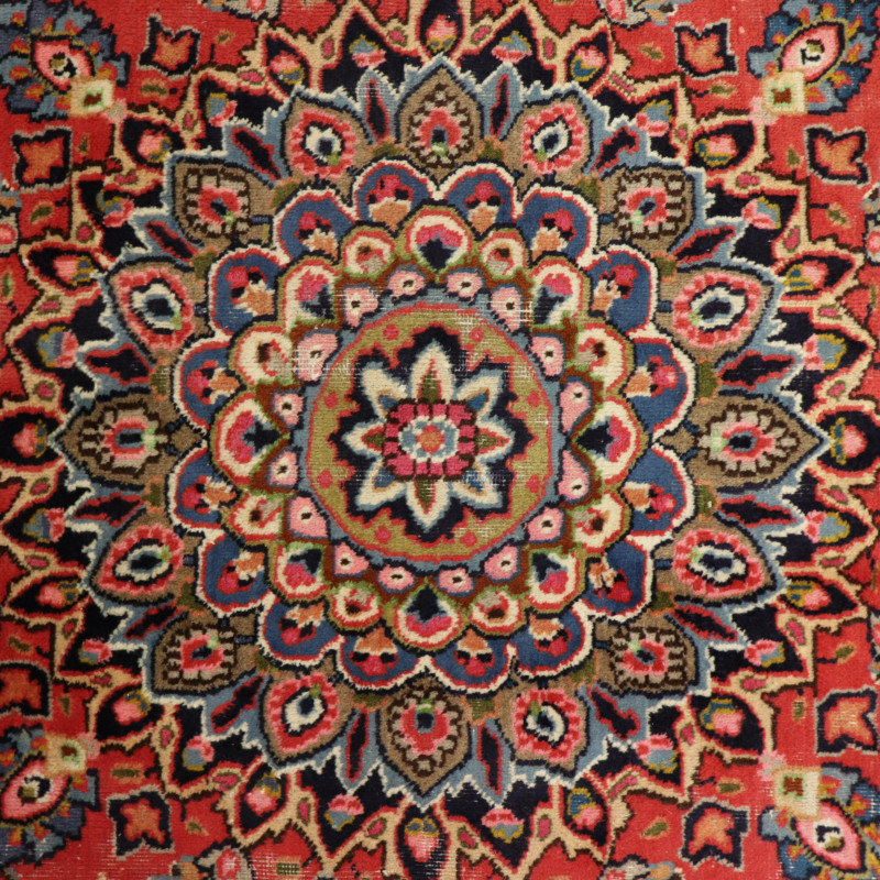 Vintage Iranian Wool Carpet - 9 x 13