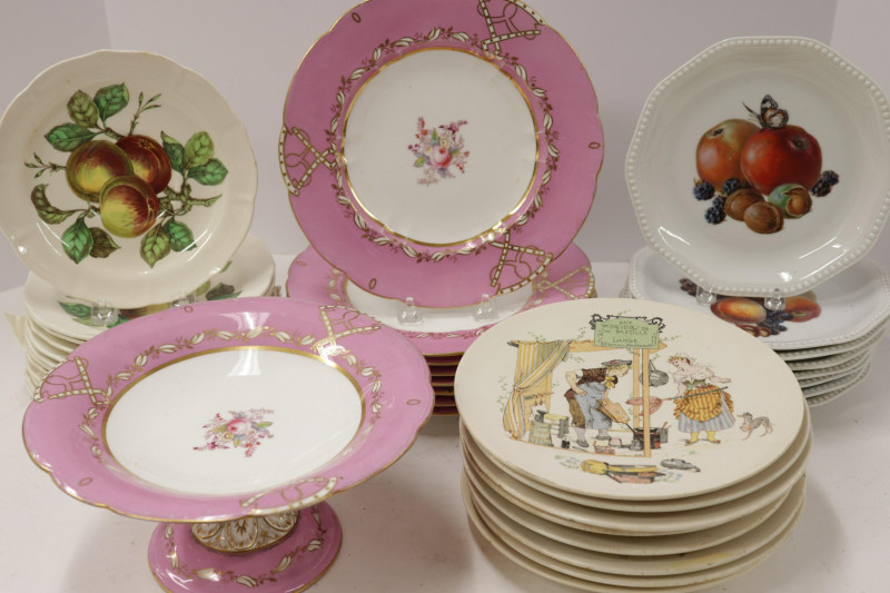 4 Sets Porcelain/Pottery Plates