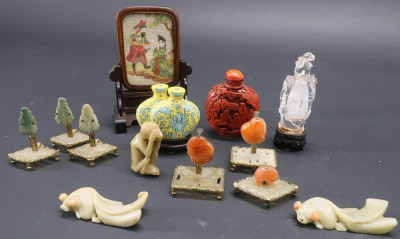 Image for Lot Group of Small Chinese Items