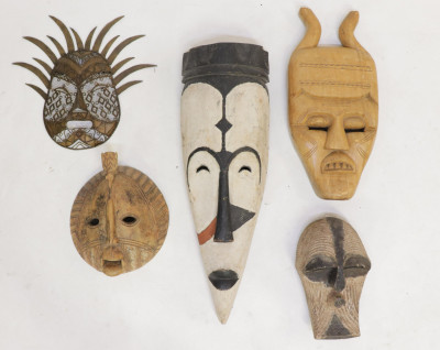 Image for Lot 5 African-Indonesian Face Masks