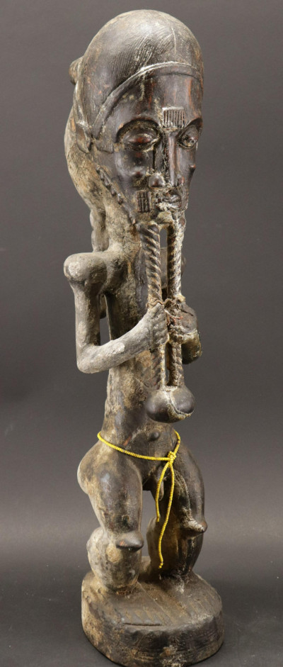 Image for Lot African Ancestor Sculpture,Man with Headdress
