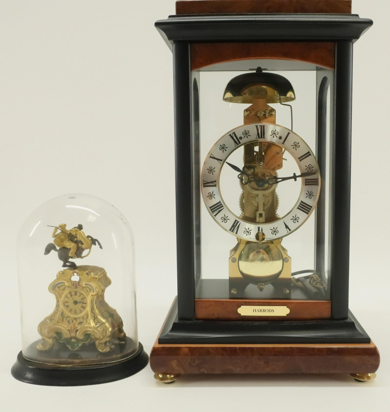 2 Mantel Clocks, Franz Hermle, Louis XV Style