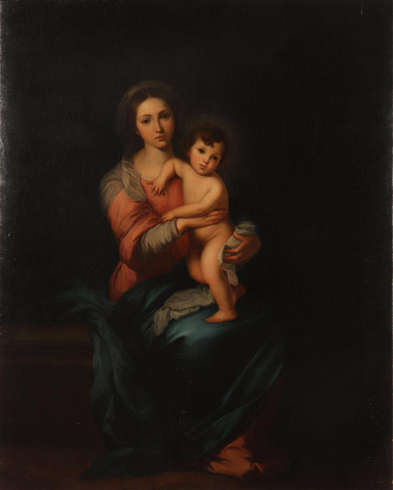 After Murillo, Virgin with Child, 17th C.