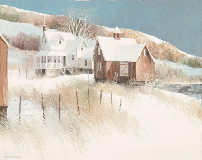 Image for Lot Albert Swayhoover - Snow Houses on the Island
