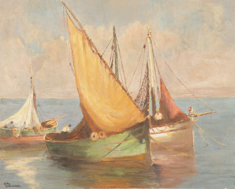 Andre Beronneau - St. Tropez Fishing Boats