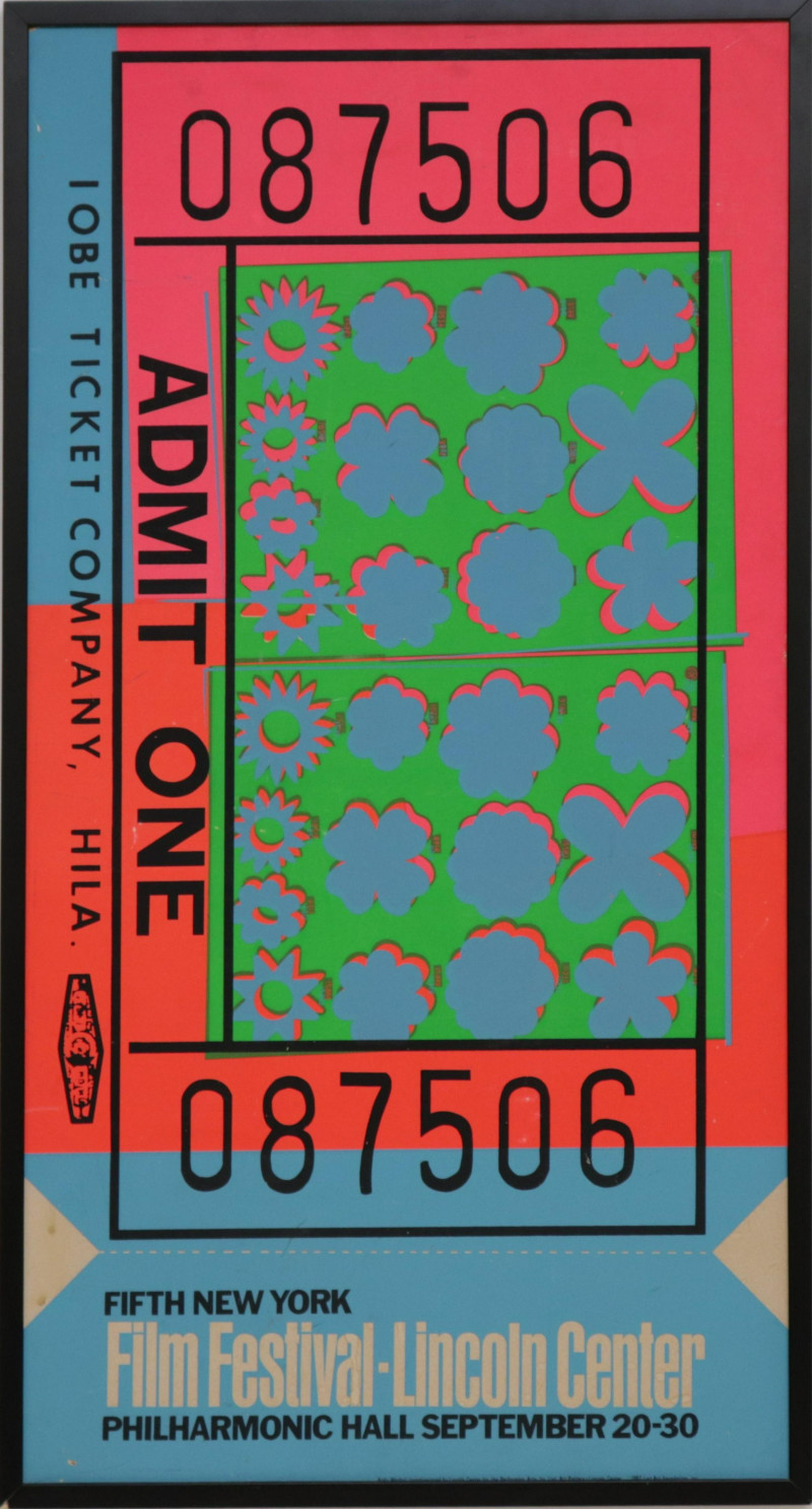 Andy Warhol, Fifth Ave. Film Festival, screenprint