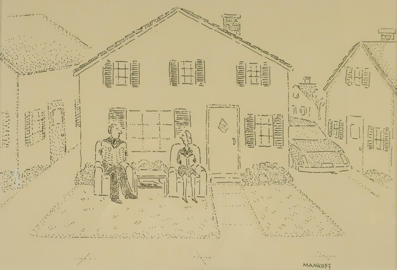 Bob Mankoff, Cartoon, ink, pen on paper