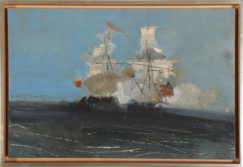David Fertig - Nautical, Oil on Wood Panel