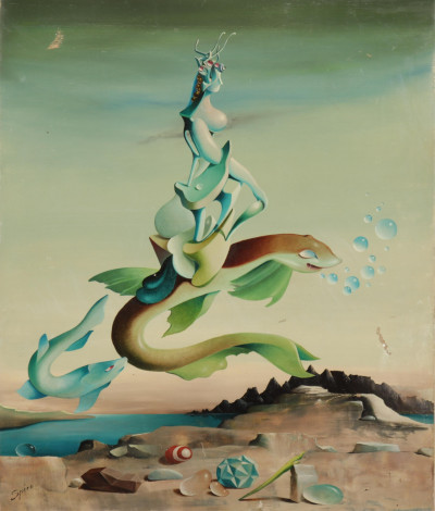 Image for Lot Georges Spiro - Surrealistic Mermaid