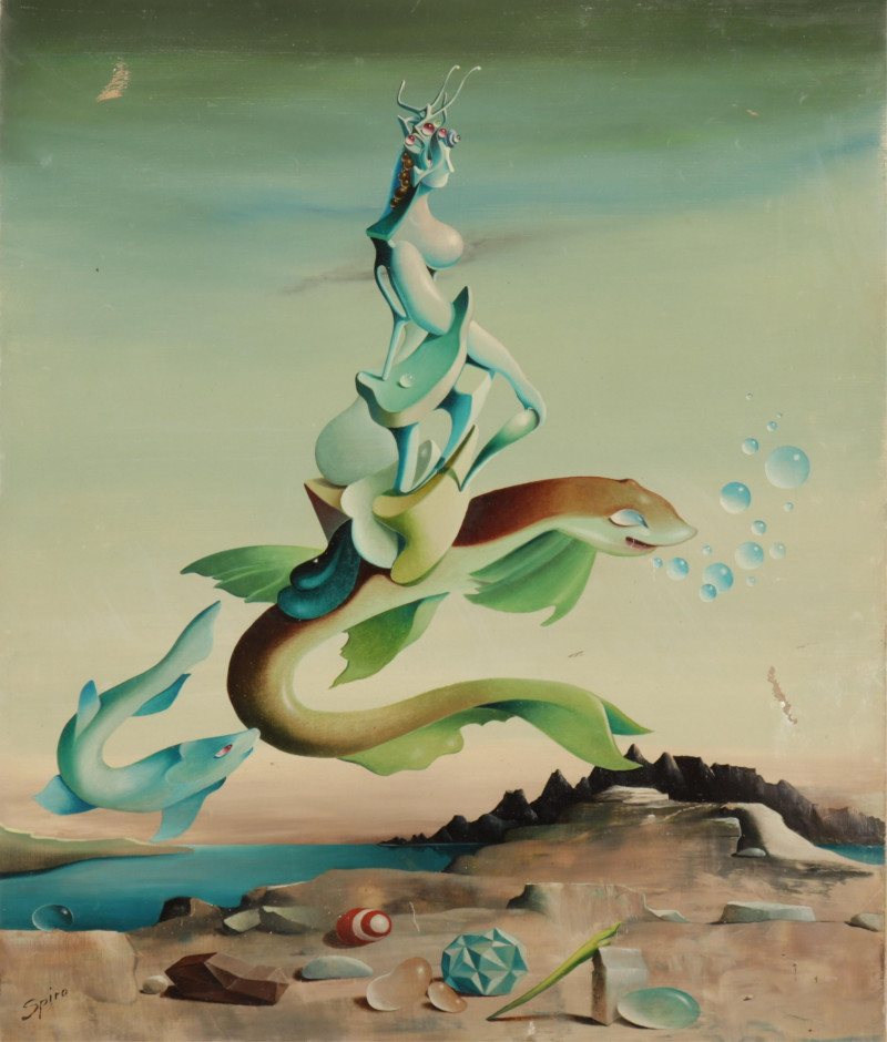 Georges Spiro - Surrealistic Mermaid