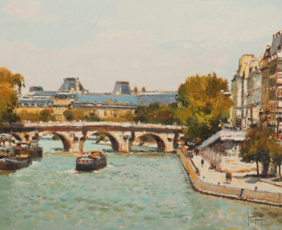Image for Lot Gerard Passet - Paris Le Pont Neuf