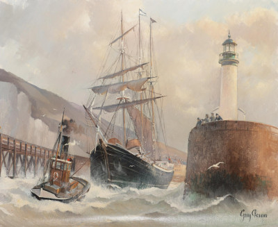 Image for Lot Guy Peron - Ships in Normandy