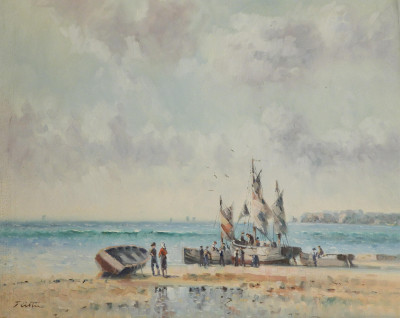 Image for Lot Lazlo Ritter - Beached Boats III