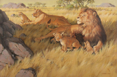 Image for Lot Marcel Bordei - Pride of Lions O/B