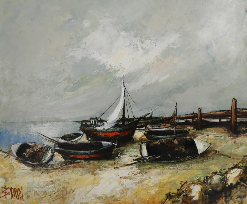 Manuel Bunuel - Beached Boats