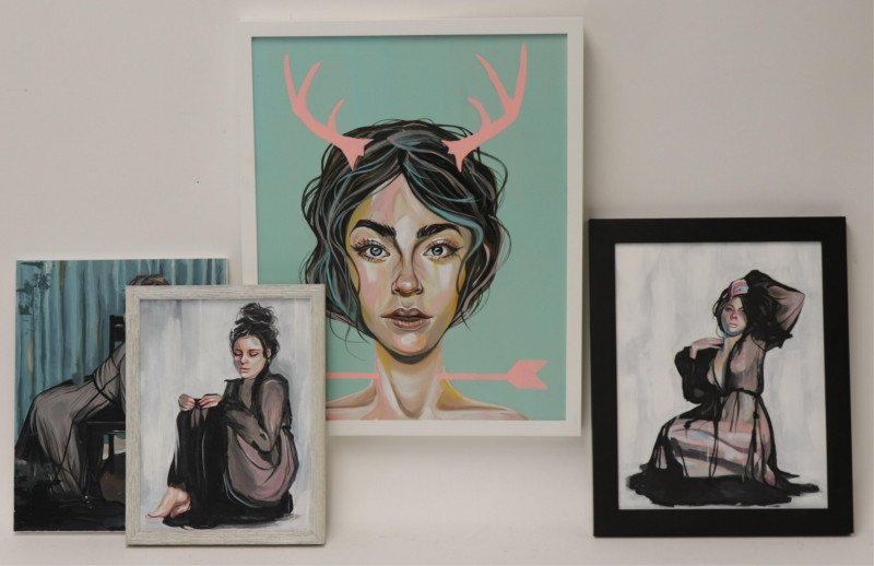 Amanda Stalter, 3 Paintings