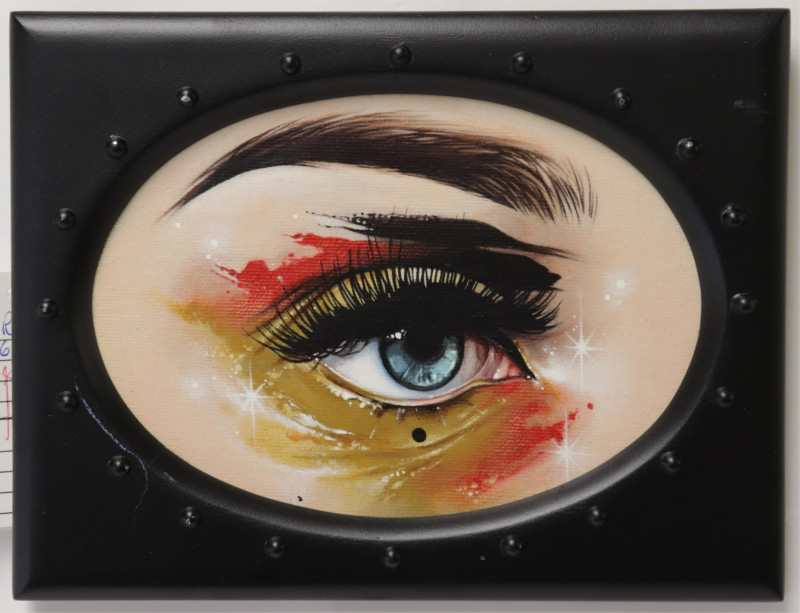 Marie-Eve Proteau, "Eye", 2017, Acrylic