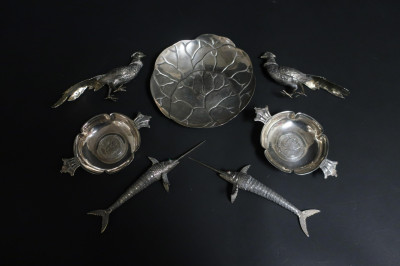 Image for Lot Seven Silver Pieces, Tiffany & others