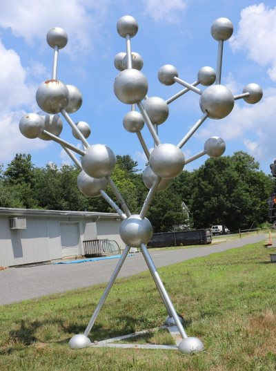 Image for Lot P. Corvino, "Molecule" Steel Sculpture