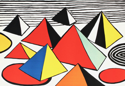 Image for Lot Alexander Calder - Pyramids (Tank Trap)