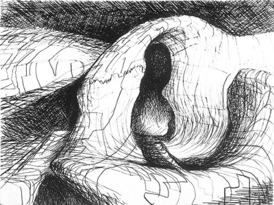 Image for Lot Henry Moore - Elephant Skull VIII