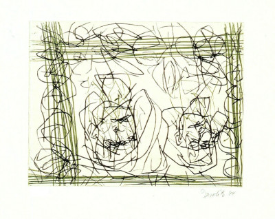 Image for Lot Georg Baselitz - Rosa (from the portfolio "Für die Pinakothek der Moderne"