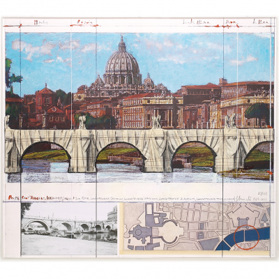 Image for Lot Christo - Ponte Sant'Angelo, Wrapped