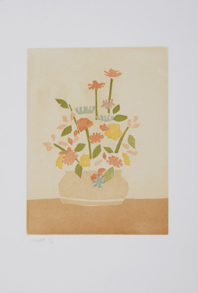 Image for Lot Alex Katz - Wildflower in a Vase (Small Cuts)