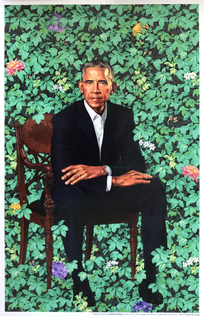 Image for Lot Kehinde Wiley - Barack Obama