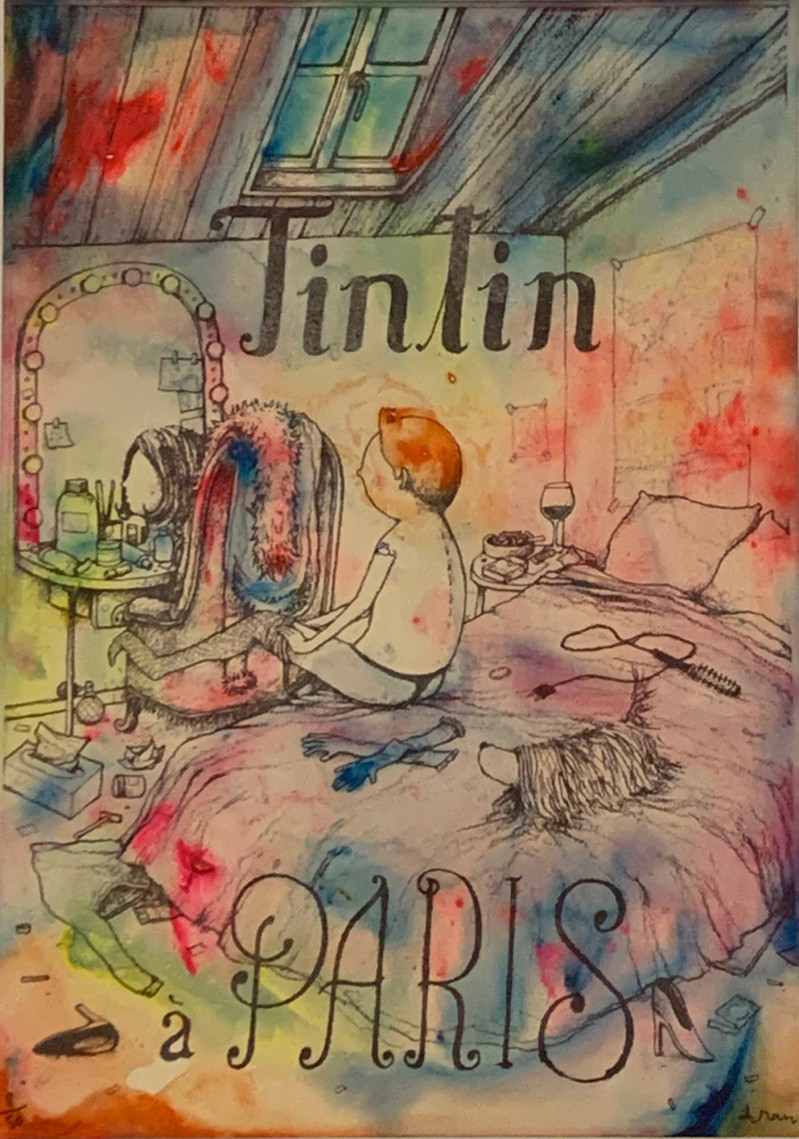 dran - Tintin a Paris