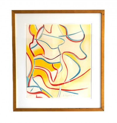 Image for Lot Willem de Kooning - Untitled from Quatre Lithographies
