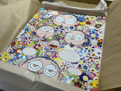 Image for Lot Takashi Murakami - Self-Portrait of the Manifold Worries of a Manifoldly Distressed Artist