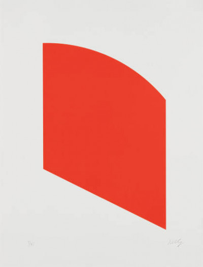 Image for Lot Ellsworth Kelly Red from Fourth Curve