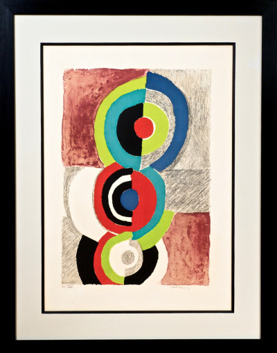 Image for Lot Sonia Delaunay Composition with Circles