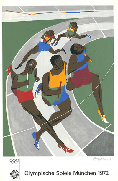 Image for Lot Jacob Lawrence Olympische Spiele Mnchen 1972 (The Runners)