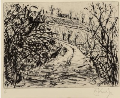 Image for Lot William Kentridge Landscape (Overgrown Road)
