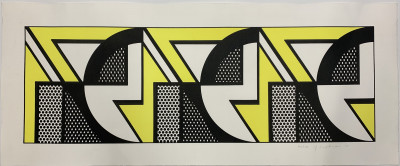 Image for Lot Roy Lichtenstein Repeated Design