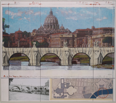 Image for Lot Christo Ponte Sant'Angelo Wrapped