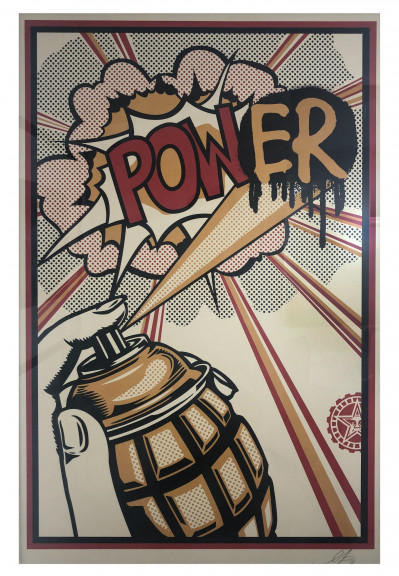Image for Lot Shepard Fairey Power