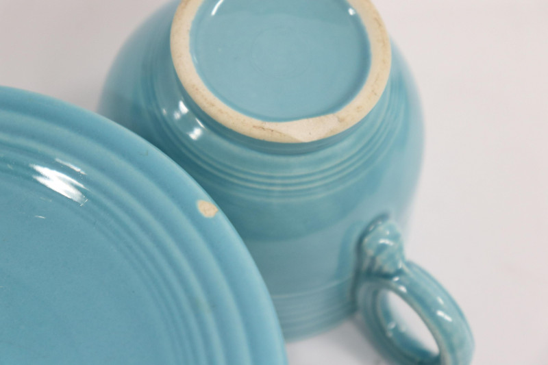 Collection of Turquoise Fiesta Ware