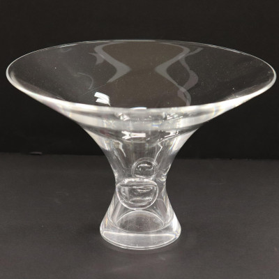 Image for Lot Steuben Clear Glass Vase
