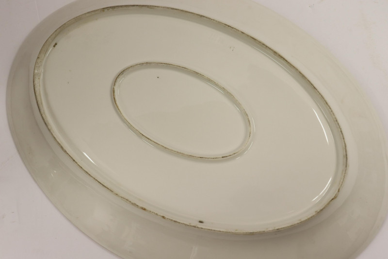 3 Porcelain Platters/Vegetable Dish, Limoges